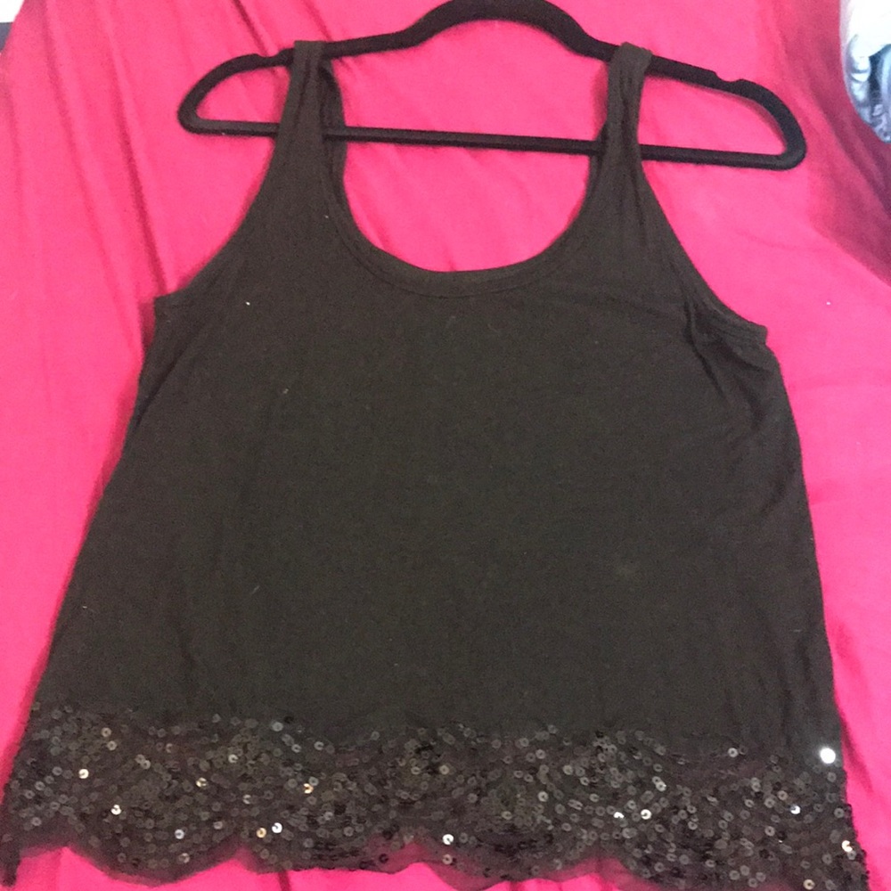 American Eagle sequined tank top